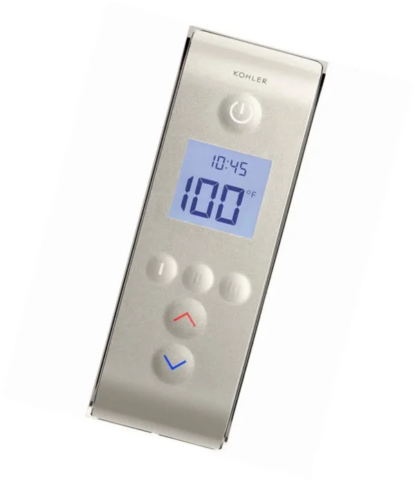 Kohler K-558-1SN DTV Prompt Three Outlet Digital Interface - Satin Nickel with Polished Nickel