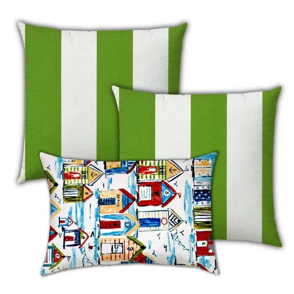 Joita 3-Pc Louisiana Beaches Pillow Set in Multicolor