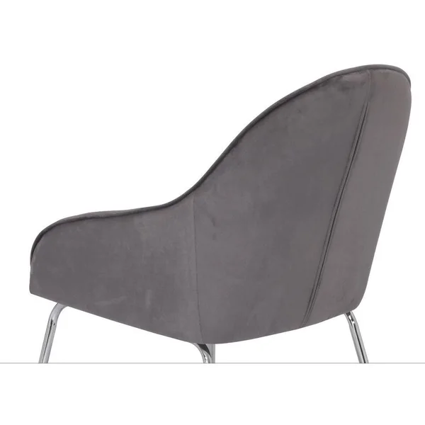 Best Quality Furniture Tufted Velvet Upholstered Armchair - 4 Colors to Choose (Set of 2) - Dark Grey 284