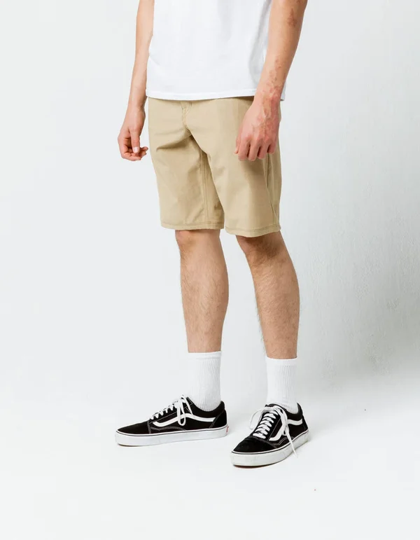 Volcom Frickin Surf N& Turf Static Hybrid Short - Men's Dark Khaki - 28