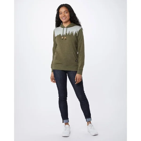 tentree Women's Juniper Hoodie - Small - Olive Night
