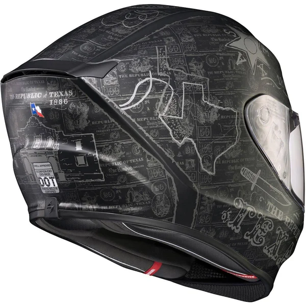 Scorpion EXO-R420 Full Face Helmet Lone Star Black/Gold 2x