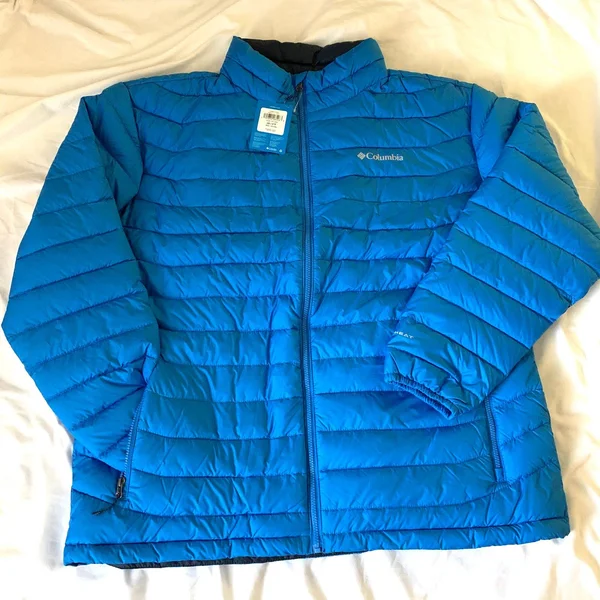 Columbia Men's Powder Lite Jacket, Size: 2XL, Blue