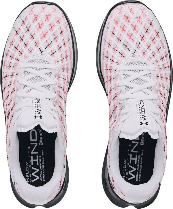 Under Armour Men's Flow Velociti Wind Running Shoes, White