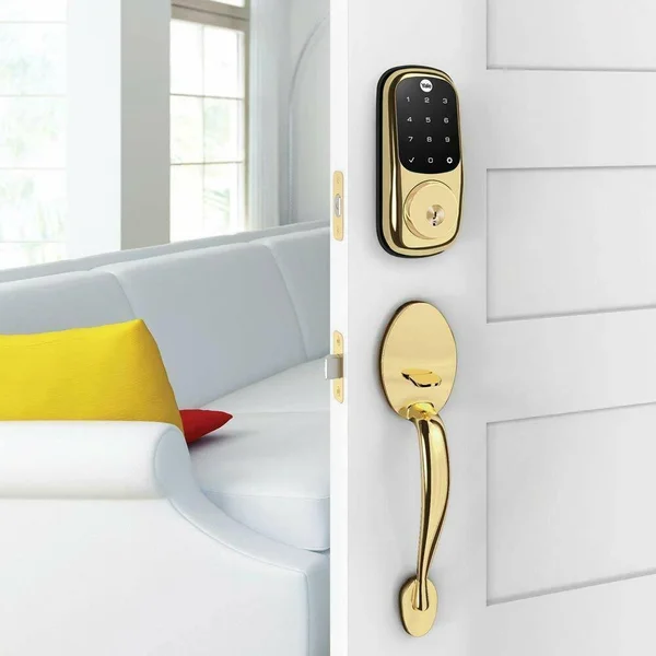 Yale Assure Lock Touchscreen Deadbolt in Polished Brass