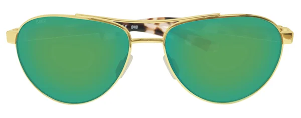Costa Del Mar Fernandina 580P Sunglasses - Brushed Gold/Green