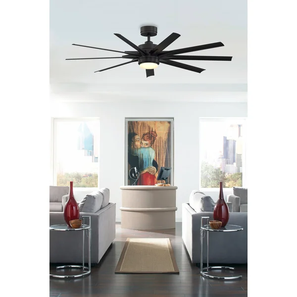 Fanimation Odyn Custom Motor with LED Light Kit - Black - MAD8152BLW