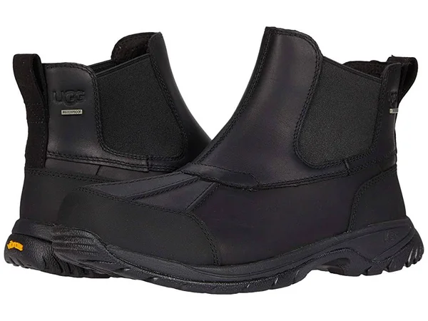 Ugg Mens Butte Chelsea Boot - Men's, Size: 17, Black