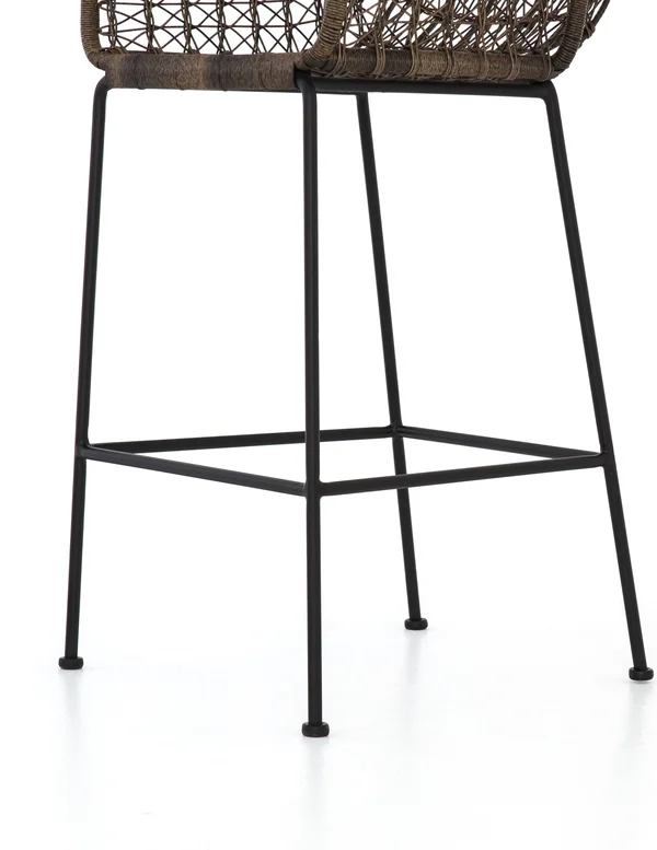 Four Hands Bandera Outdoor Woven Bar Stool