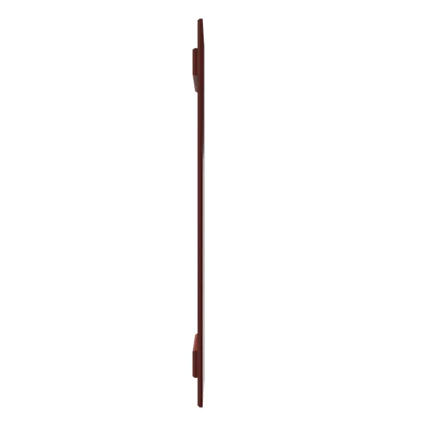 Ekena Millwork Exterior 3 Composite Wood Board-n-Batten Shutter (Set of 2) - Size: 25 inch H x 12 inch W x 1 inch D, Red