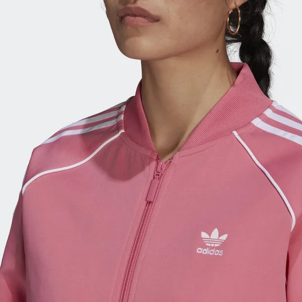 Adidas Originals Women's Superstar Track Jacket Primeblue - Rose Tone