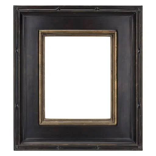 Museum Plein Aire Antique Black w/ Gold Liner Frame 20x24 3.5 in