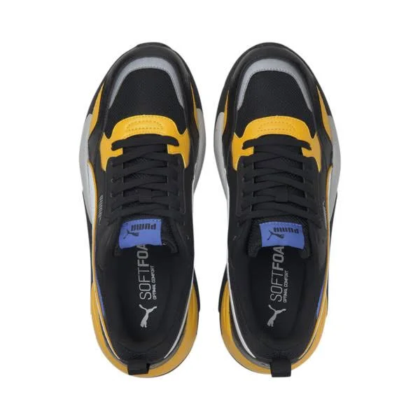 Puma X-Ray 2 Square Sneakers - Black/White/Saffron, 9.5