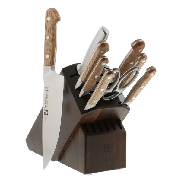 Zwilling Pro Holm Oak 10-Piece Knife Block Set (Walnut)