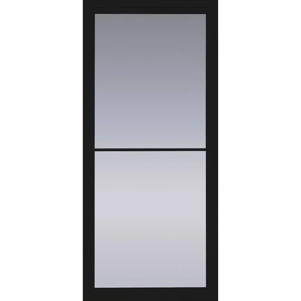 Pella Rolscreen 36-in x 81-in Black Full-view Aluminum Storm Door - 5600052E