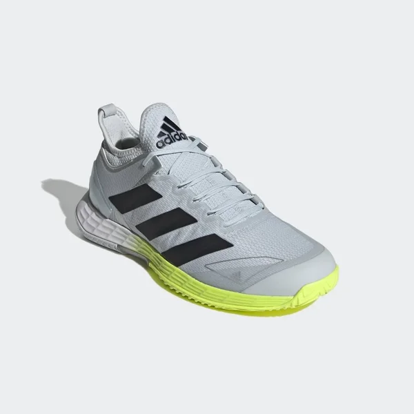 Adidas Adizero Ubersonic 4 Tennis Shoes - Men's - Cloud White, Halo Blue - 13.5