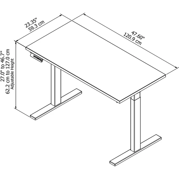 Bush Business Furniture Move 60 Series Height Adjustable Standing Desk