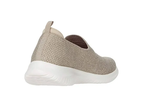 Skechers Women's Ultra Flex Harmonious Slip on Sneaker - Taupe