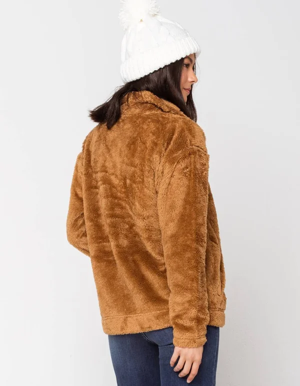 The North Face Furry Fleece 2.0 Jacket Women's - Cedar Brown - Medium
