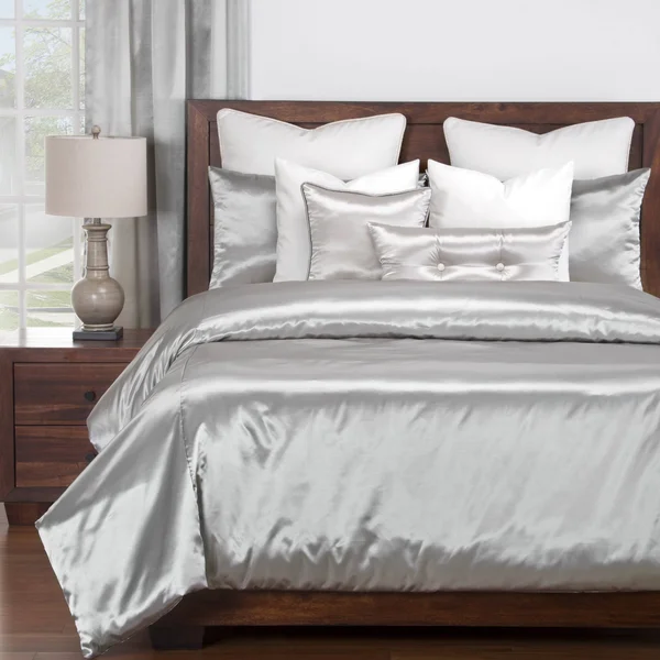 Cinderella Antique Silver 6-Pc Full Size Luxury Duvet Set - Siscovers CASI-XDUFL6