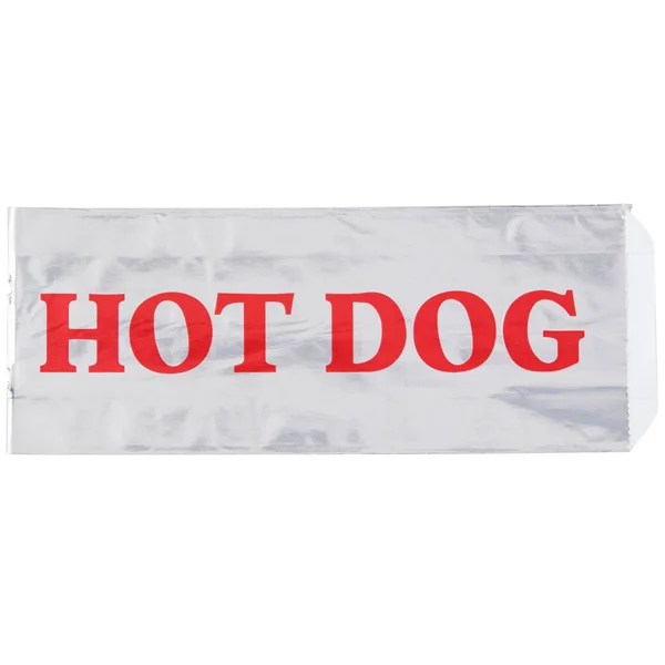 Carnival King 3 1/2x22 x 1 1/2x22 x 9x22 Printed Foil Hot Dog Bag - 1000/Case
