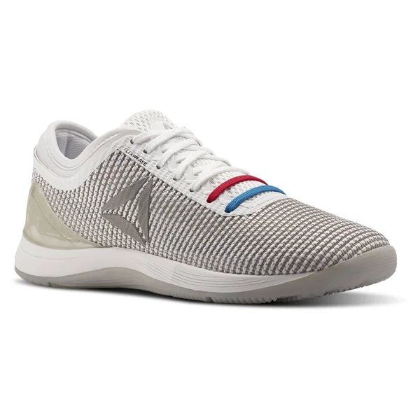 Reebok Crossfit Nano 8.0 Shoe - Men's White/Skull Grey/Silver