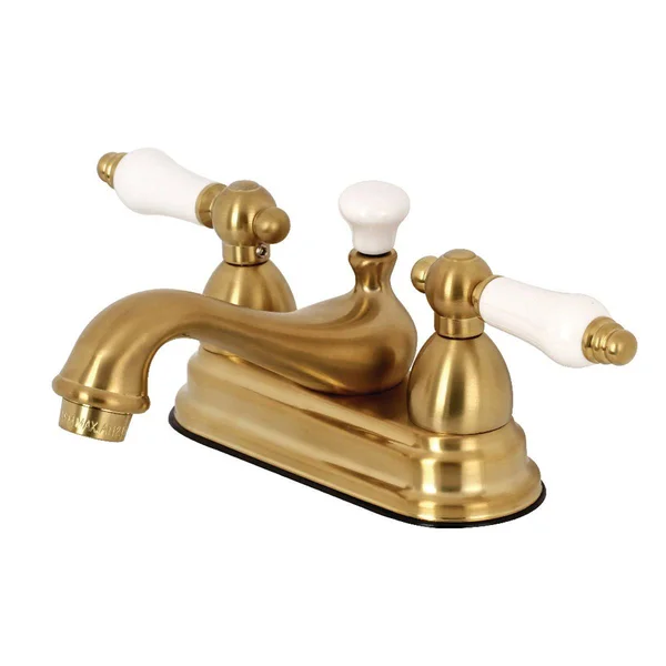 Kingston Brass Ks3600pl 4 in. Centerset Bathroom Faucet - Matte Black
