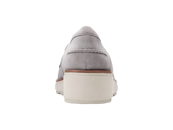 Clarks Sharon Gracie Women's Shoes Grey Suede : 7.5 D - Wide