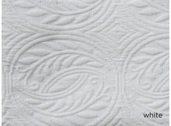 Peacock Alley Vienna Bedskirt - King, White
