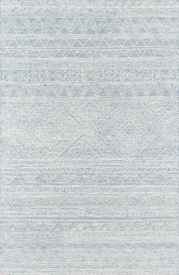 Momeni Mallorca MRC-1 Light Blue Area Rug 9'x12'