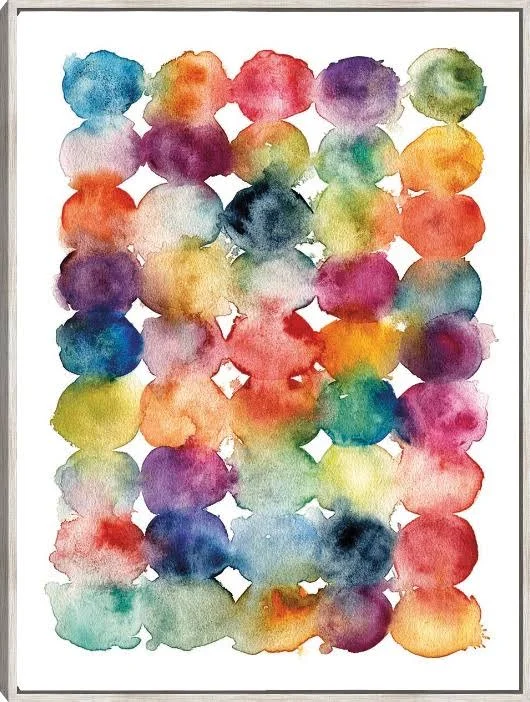 Spectrum Side by Side Framed Canvas Prints by Carol Robinson Barnwood 24x32 Fineartcanvas