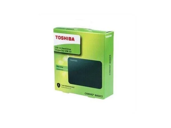 Toshiba Canvio Basics 2 TB Portable Hard Drive - External - Black - USB 3.0