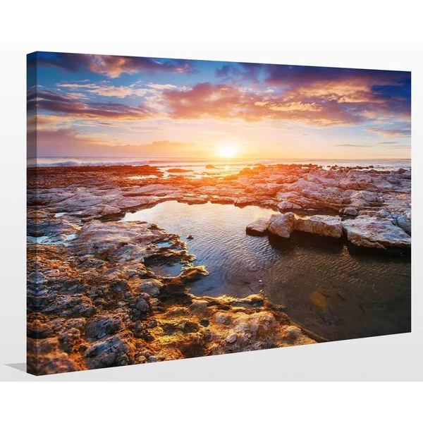 Picture Perfect International Trapany. Sicily - Italy, Europe Giclee Print Canvas Wall Art, 36 Inches x 48 Inches x 1.5 Inches