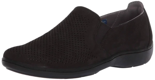 Women's Aravon Lia Slip-On Sneaker - Size 8.5 D - Black