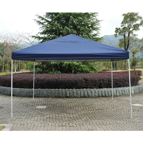 Outsunny 13& x 13& Easy Pop Up Canopy Party Tent - Blue