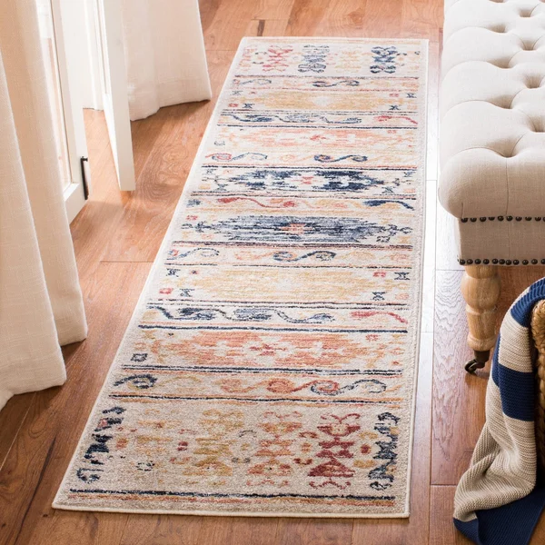 Safavieh Charleston CHL421A Ivory - Rust Area Rug