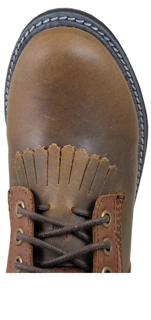 Smoky Mountain Kids Panther Lace-Up Boots 9 Brown