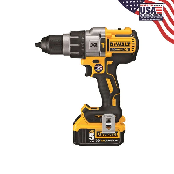 DeWalt 20V Max XR Hammer Drill Kit, Brushless, 3-Speed (dcd996p2)