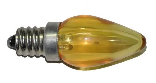 12-Pack 12 Volt Amber Replacement LED Bulb Smooth Finish at MechanicSurplus.com