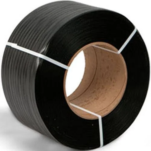 Continental Western 178020 Cwc Polypropylene Strapping - 1/2 inch x .020 inch x 9000' - Black, 8 inch x 8 inch Core