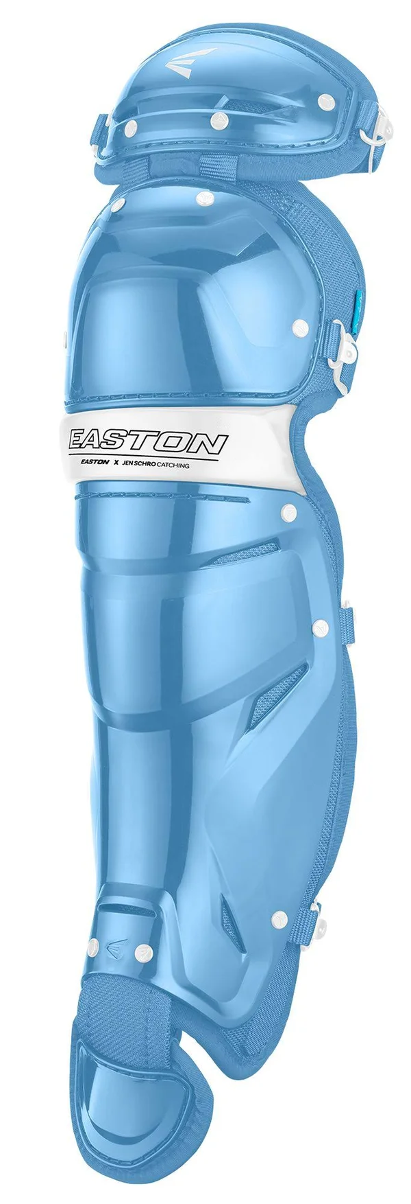 Easton Jen Schro The Very Best Leg Guards, M, Carolina Blue
