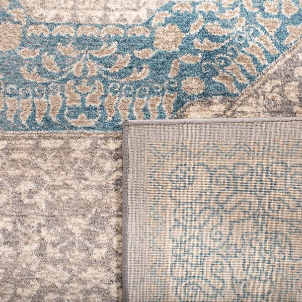9& x 12& Rectangular Area Rug, Blue, Safavieh