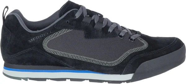 Merrell Men's Burnt Rock Travel Suede Shoe - 7 - Black