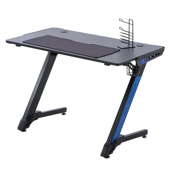 Realspace RS Gaming Venno 45x22W Gaming Desk, Black