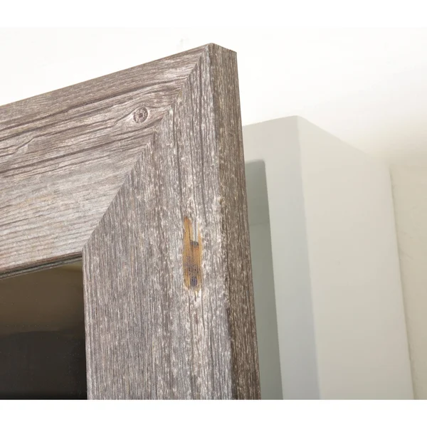 Farmhouse Grain Mirrored Cabinet 60WH-41 - 20 x 26 x 5 inches