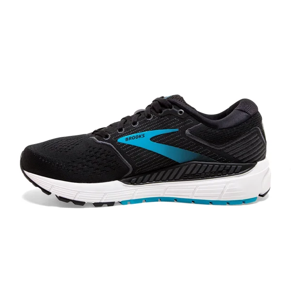 Brooks Women's Ariel 20 Black-Ebony-Blue, 11