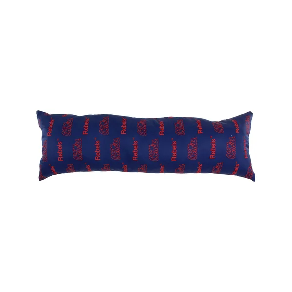 College Covers Body Pillow; Mississippi Rebels