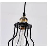 Bethel International DU08P Canada 1 Light 6 inch Black Single Pendant Lighting Ceiling Light
