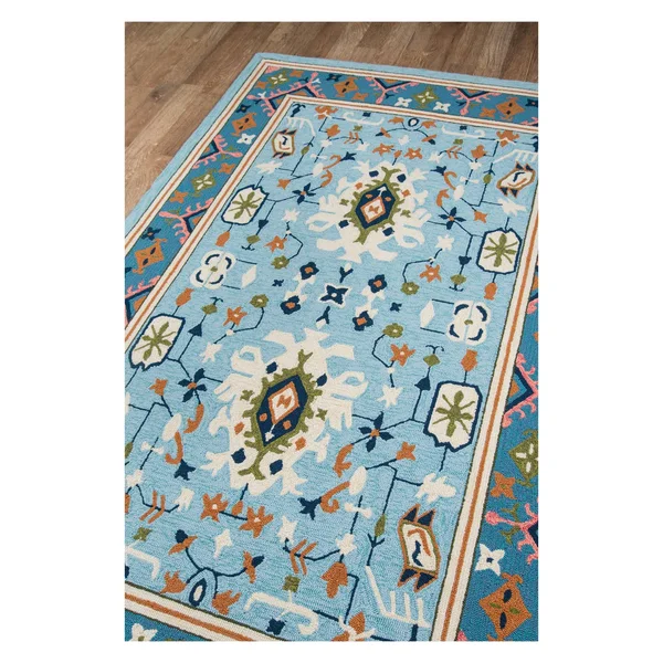 Momeni Veranda VR-71 Blue Rug - 3 ft 9 in x 5 ft 9 in