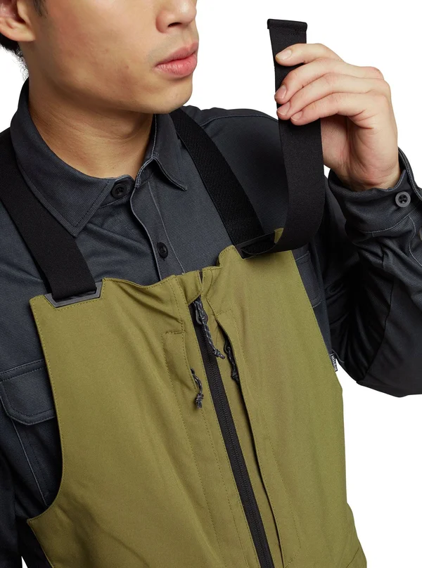 Burton Men's Reserve Bib Pant, Martini Olive, L